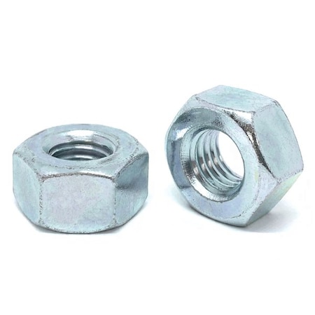 Boltsandnuts.Com Heavy Hex Nut, 1/4"-20, Grade 2, Zinc Plated, 300 PK 25CHHN2Z-300